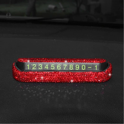 Advertising Parking Signs, Car Diamond-Encrusted – Nömrəli dayanma kartı