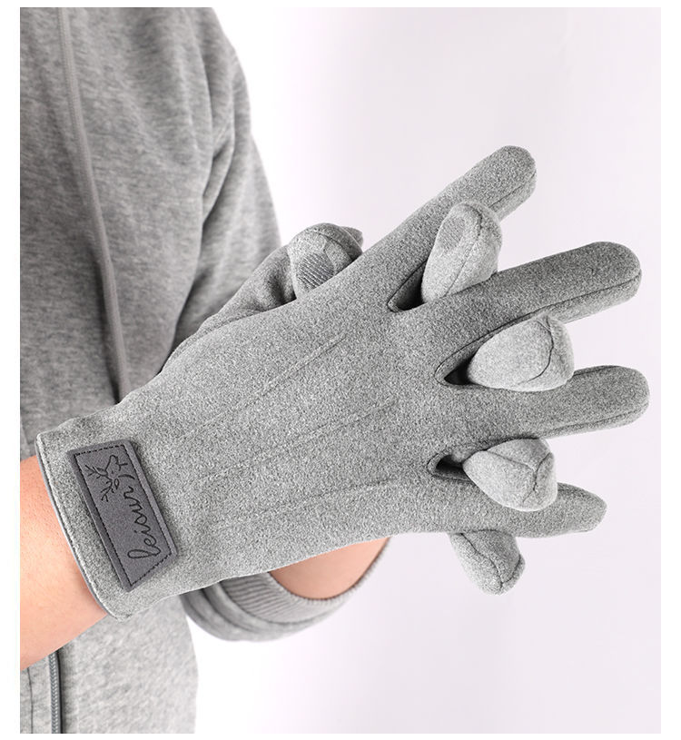 Vinterhandsker til mænd vindtætte og touchskærm til kørsel_voghion.com