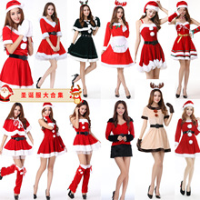 2025圣诞服红色性感纯欲蕾丝连衣裙新年战袍角色扮演情趣内衣套装