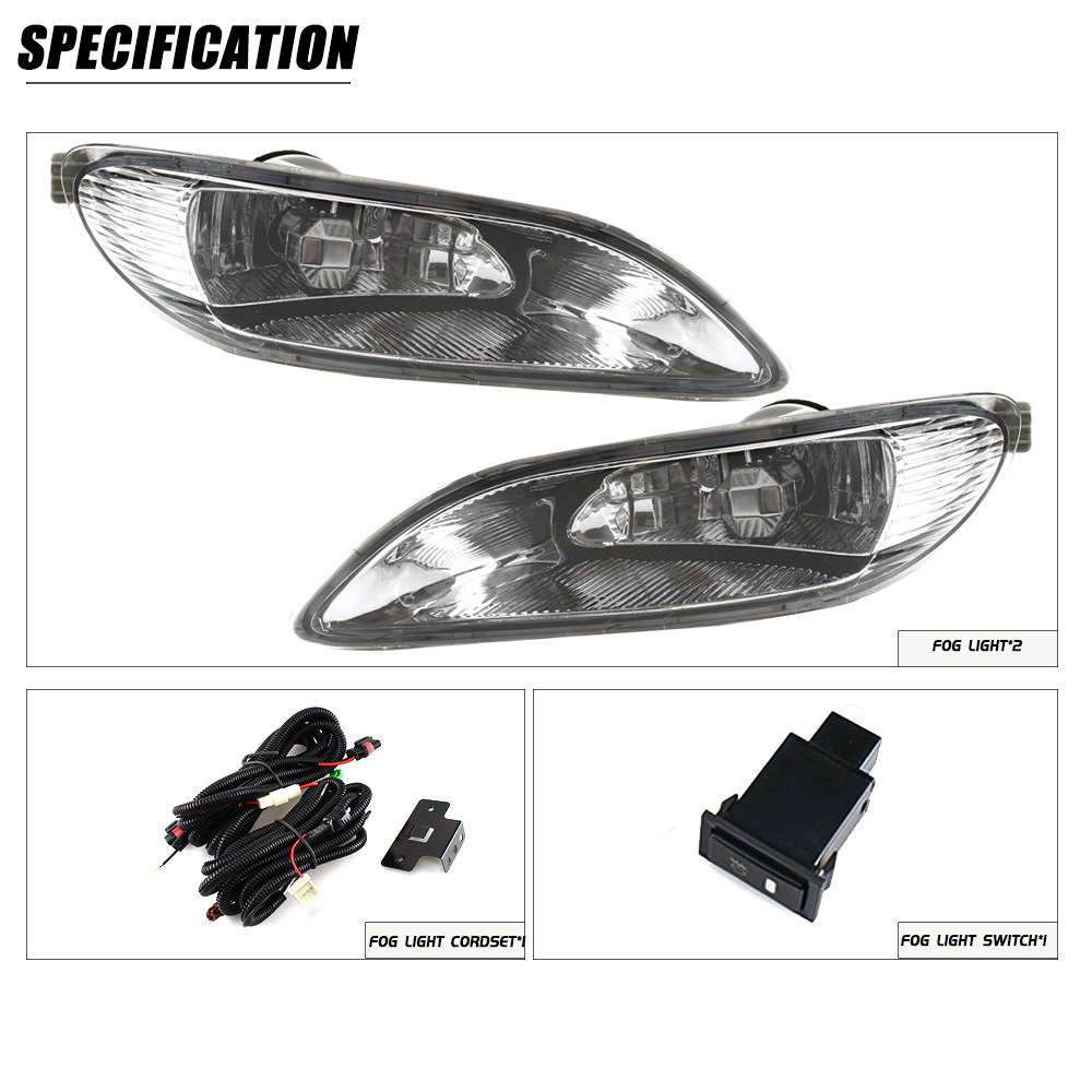Aplicable a Toyota 03 / 04 / 05 Camry antiguo conjunto de luz de niebla delantera Jamei 2.4 luz de niebla de barra delantera