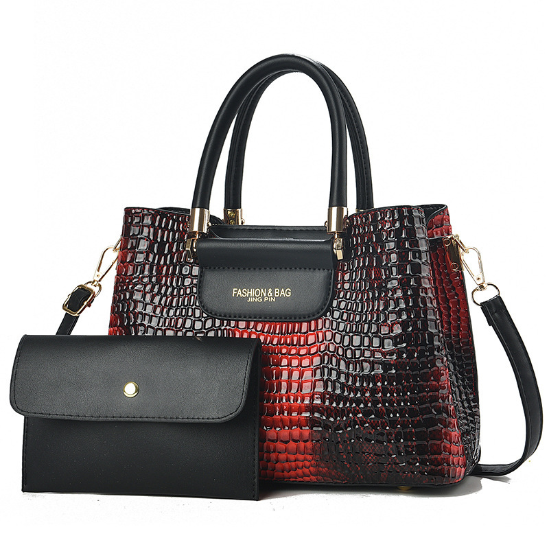 2025 nuevo patrón de piedra bolso de mujer bolso de dos piezas bolso de mujer bolso de hombro bolso de mano image 5