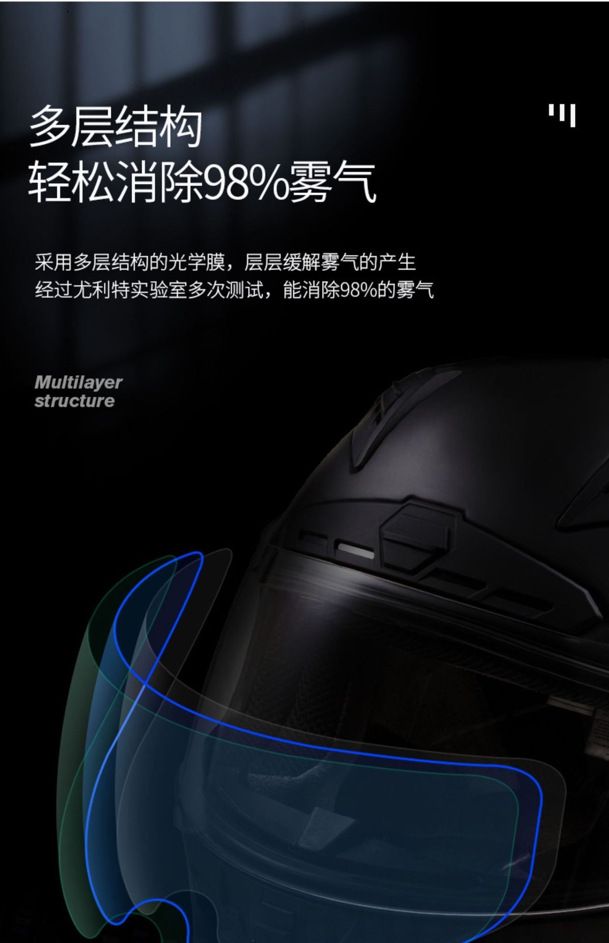 Suitable for electric motorcycle helmet rainproof film, waterproof and anti-fog film sheet, full and half helmet anti-fog visor film