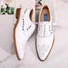 Classic suit jacket pointy toe for leather shoes for leisure English style, footwear, genuine leather