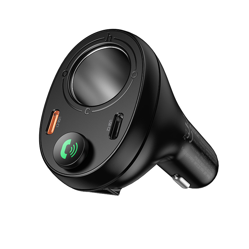 E88 Star 35W Cigarette Lighter Car Bluetooth Fm Transmitter Bluetooth 5.4 Dual Type-C Ports