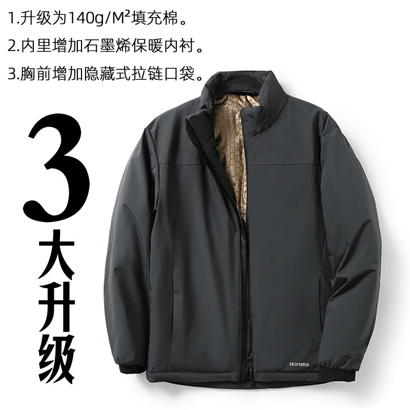 金标p棉防寒服男冬季户外棉服轻薄外套保暖夹克外贸男装工装棉衣|undefined