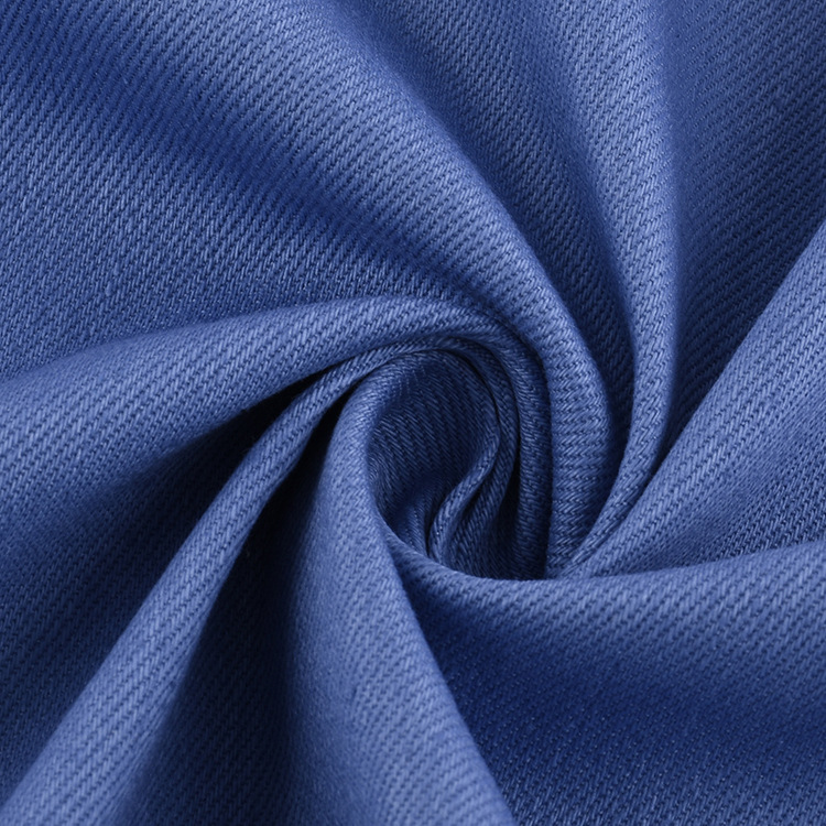 Fabrica directa sostenible orgánica algodón elástico tela de prenda de spandex