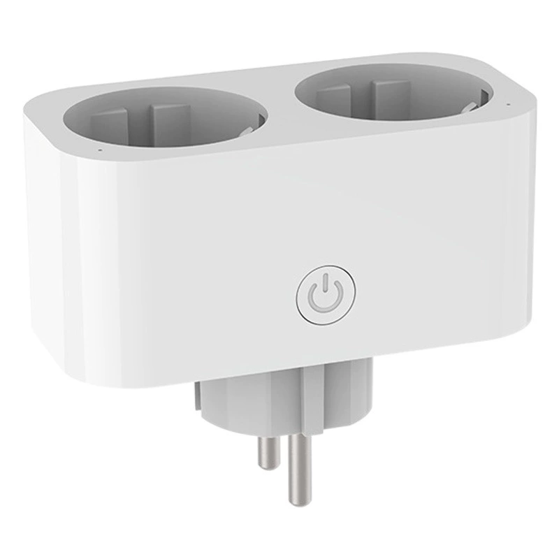 Умная розетка европейского немецкого стандарта 16А с Wi-Fi, управление через приложение Tuya, голосовое управление, таймер, многофункциональная розетка
