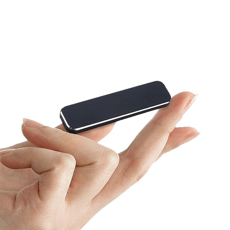 Soporte para teléfono móvil ultrafino, pegatina trasera pegajosa, carcasa para teléfono móvil, aleación de aluminio horizontal y vertical multifuncional, mini soporte invisible portátil