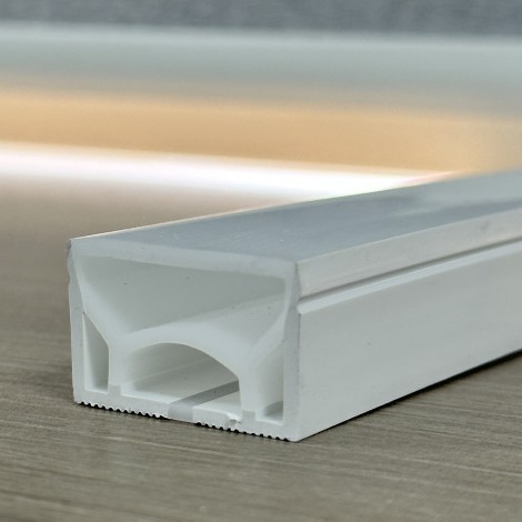 硅胶套管工厂直供防水抗撕裂抗黄变8宽板2010柔性线性灯带可弯曲