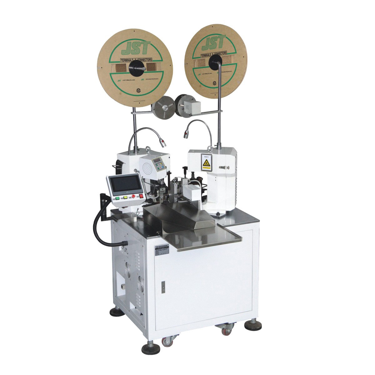 全自动双头端子机 批发智能触屏管形预绝缘端子压着机 伺服电机