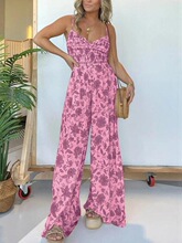 E 49528 Floral Straps Jumpsuit �黨��������� �羳ŷ