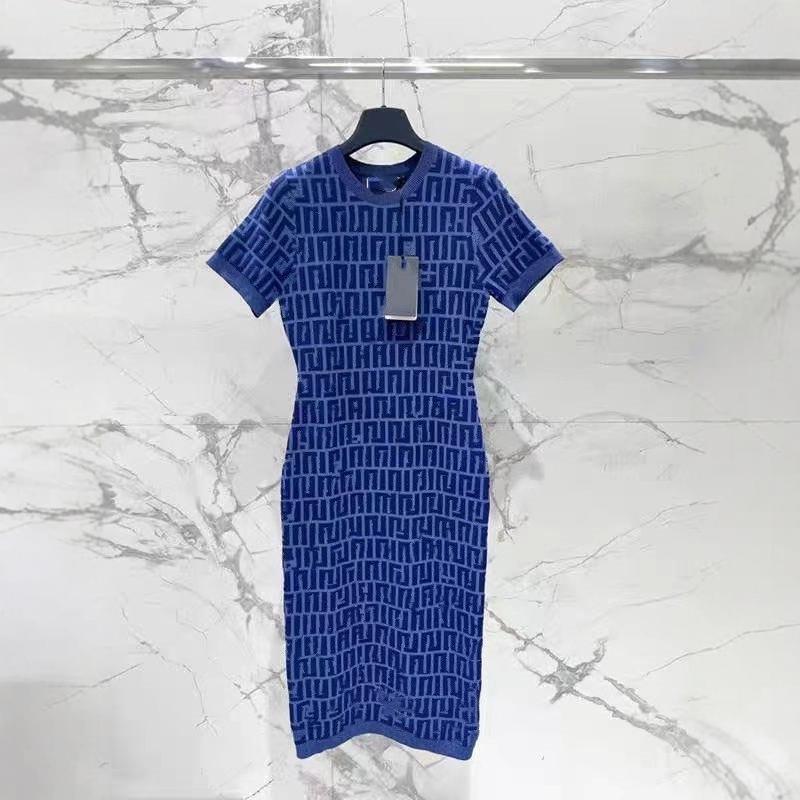 New three-dimensional relief presbyloss fashion temperament all-match slim hip short sleeve dress