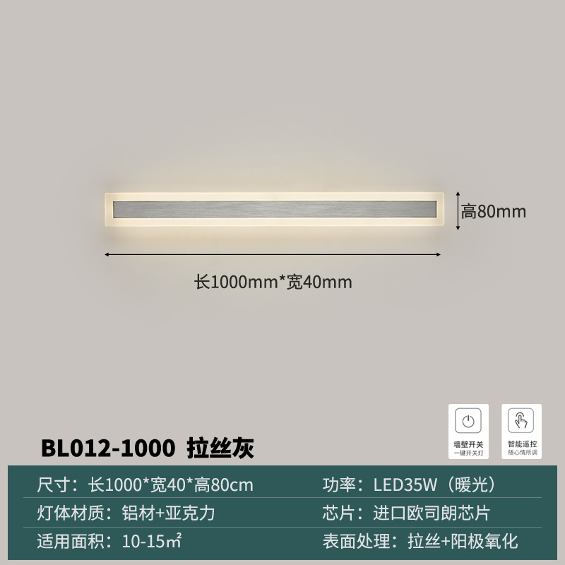 1 meter long anodized high-grade gray wire drawing