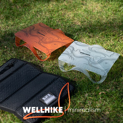 WELLHIKE ハイキングカード折りたたみ小型テーブルミニストレージ軽量ポータブルソロコーヒーテーブルピクニックテーブル