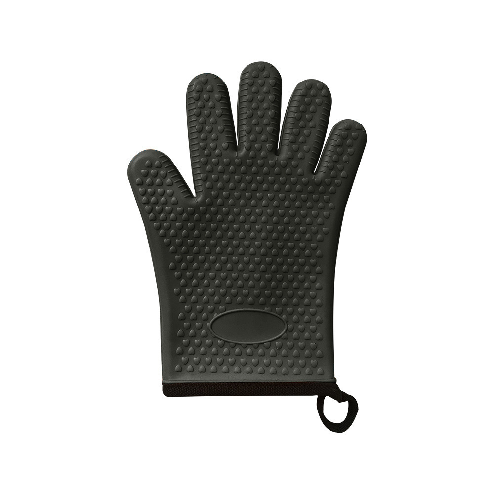 Guantes de silicona resistentes a quemaduras y aislamiento térmico resistentes a altas temperaturas antideslizantes herramientas de horneado de algodón para cocina doméstica horno de microondas