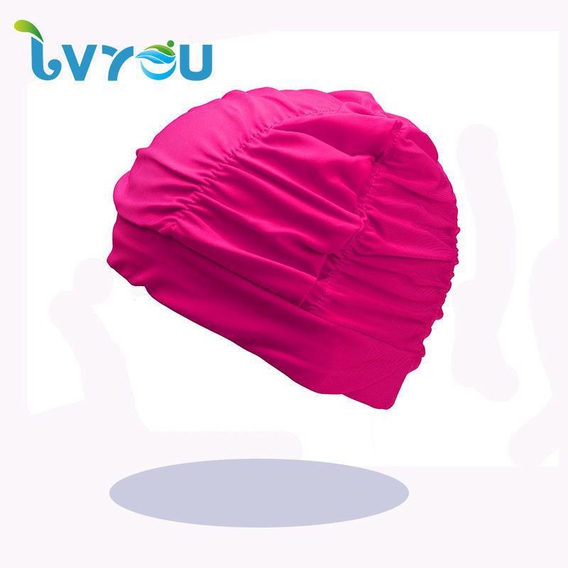 Sombrero de nadador verde, sombrero de nadador de spandex, sombrero de nadador de cabello largo, sombrero de nadador de aguas termales, sombrero de nadador para adultos, unisex, piscina, comercio exterior