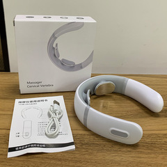 外国貿易の頚椎のマッサージ器の知能の肩の首の保護器は携帯して電気の理学療法の加熱のパルスのマッサージ器の贈り物を充電します。