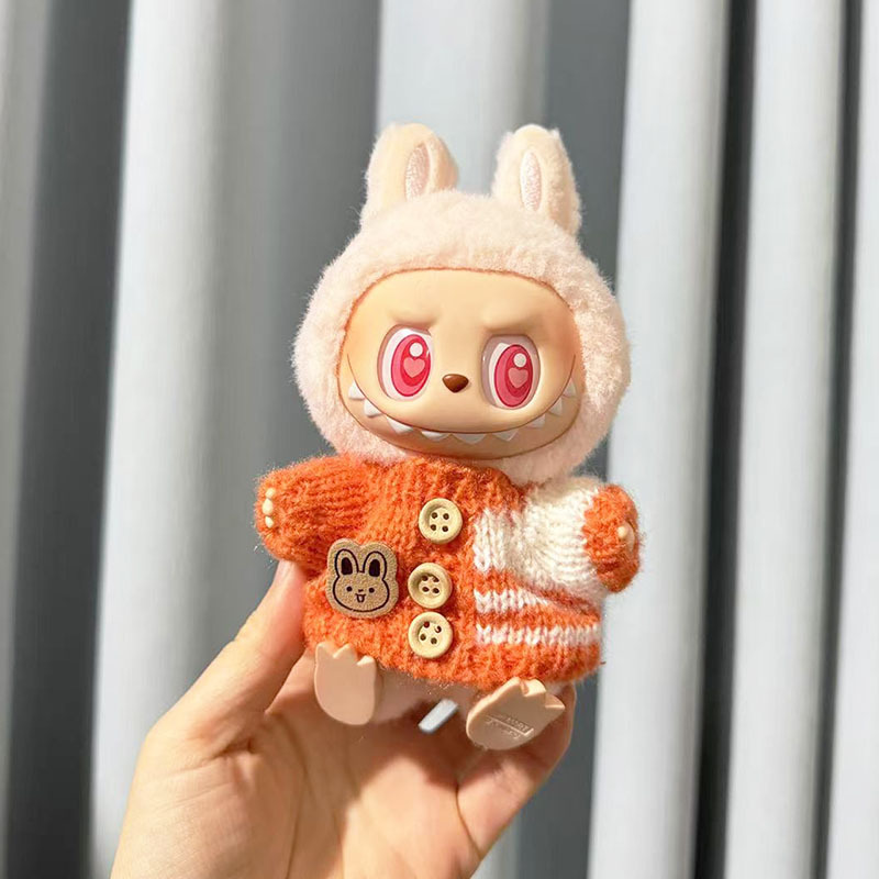 仅衣服] 一二代钥匙扣La布布衣服挂件拉布布坐坐派对熊标围巾帽子|undefined