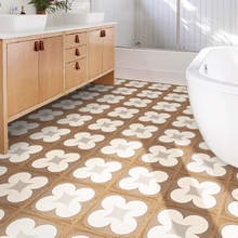 ✅复古风木纹地板贴纸厨房客厅卫生间防水防滑地贴阳台瓷砖翻新贴