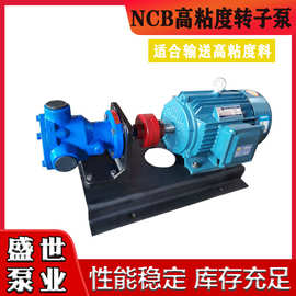 NCB3转子泵 内啮合齿轮泵 乳胶漆高粘度输送泵低噪音自吸泵