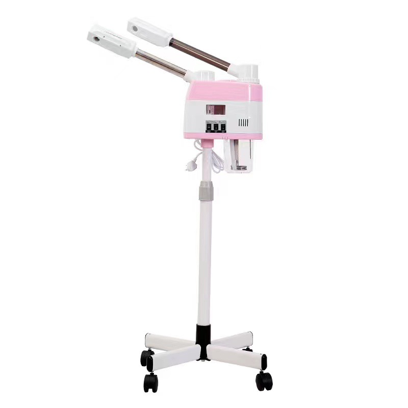 Máquina de pulverización de doble tubo doméstica para salón de belleza, máquina de pulverización de calor y frío vertical para la cara y el cuerpo fumigado dispositivo de enfermería de medicina tradicional china image 1
