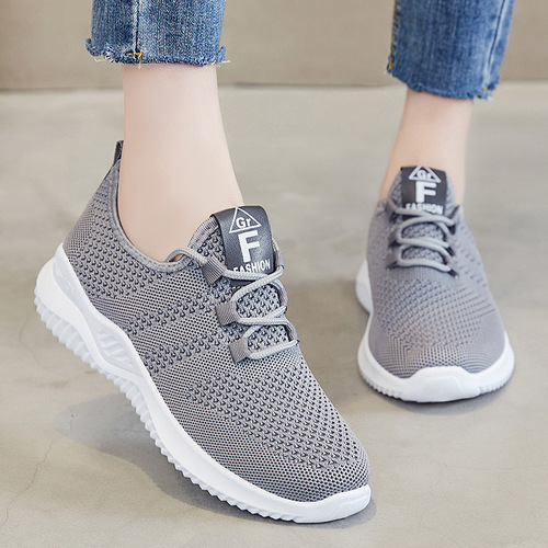 Shoes for women 2024 cross-border wholesale casual fashion running shoes Feiwei breathable women's shoes soft sole trendy sports shoes