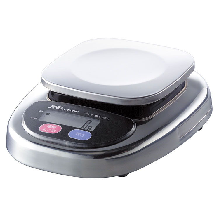 【日本AND-原装进口】HL-300WP防水小型桌面秤/工业称/300g/0.1g