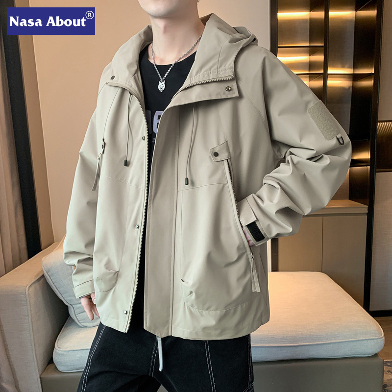NASAJacket Men's Casual Spring Junior High School And High School College Students Plus Size High-end Workwear Jacket