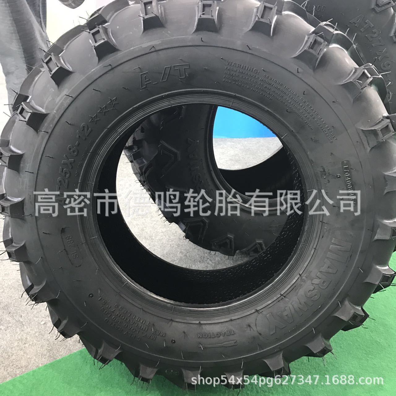 Suministrar todo terreno ATV25x8.00-12 neumático doble tracción de cuatro ruedas neumático todoterreno AT25 * 8.0-12 anillo de acero