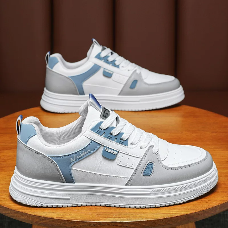 Весенние дышащие трендовые кроссовки, универсальные белые кроссовки на платформе, спортивная обувь, кроссовки