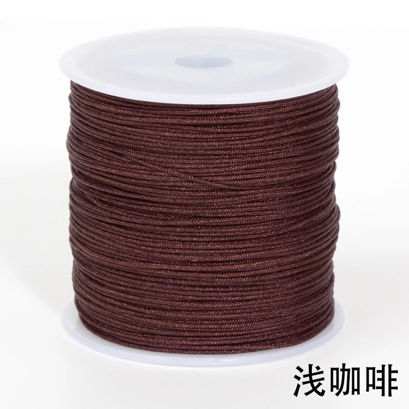工場直販 No.72 翡翠ライン 0.8mm DIY 手織りロープ 転送ビーズ リングライン ブレスレット ビーズロープ|undefined