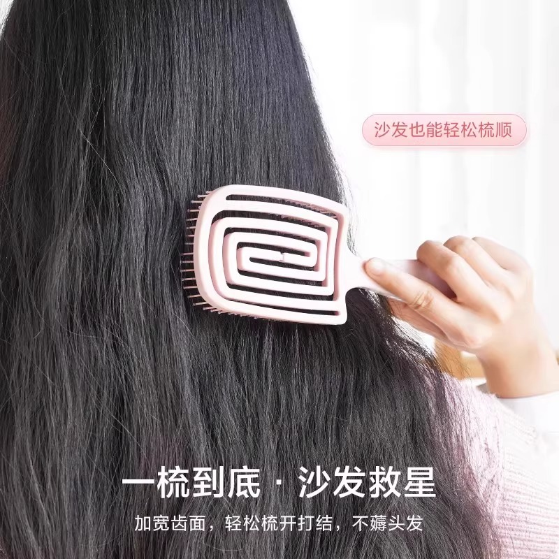 ふわふわ高頭蓋骨リブコーム女性のスタイリングマッサージコーム経絡エアバッグヘアケアリブエアクッションコーム卸売