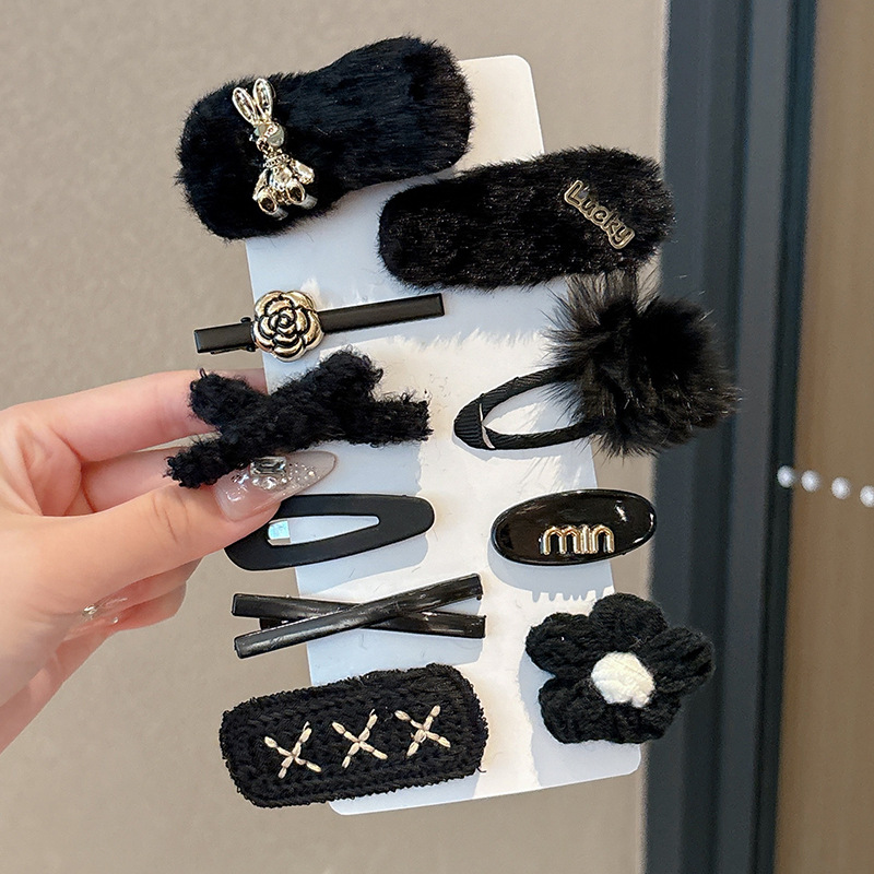 Peel de peluche para niños BB clip clip de peluche clip lateral para niñas lindas niñas toque de pelo para bebés