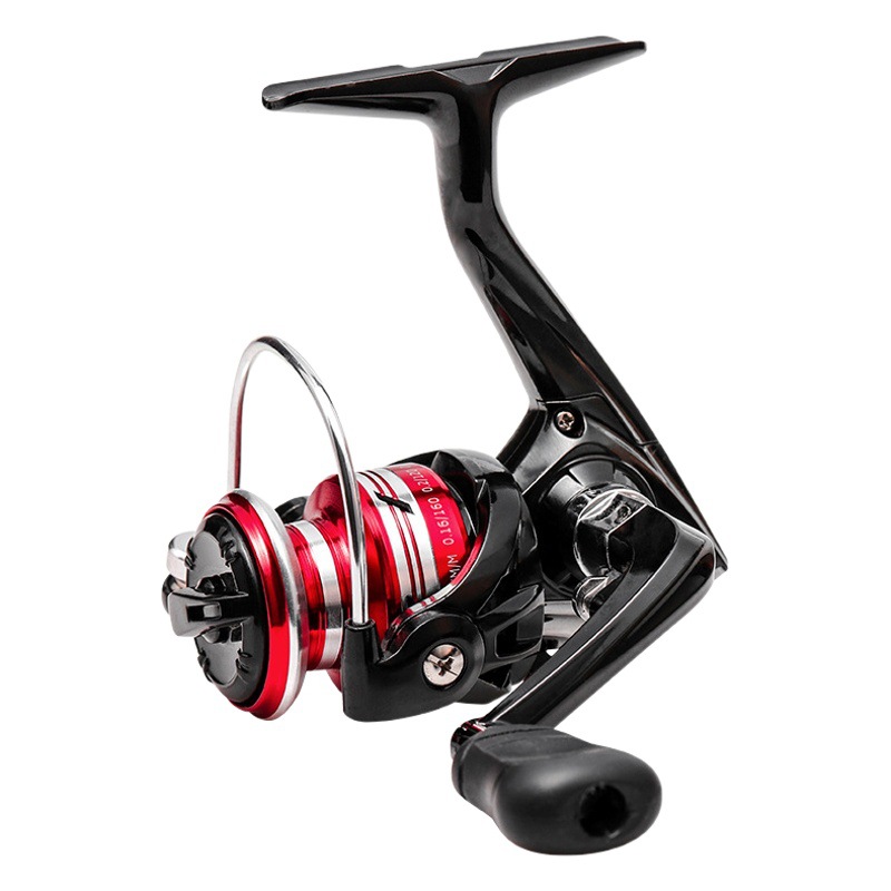 Equipo de pesca Yongshun mini rueda giratoria Palma tesoro pequeña rueda de pesca carretera Rueda asiática boca de caballo raya blanca micro rueda de pescado cabeza de metal