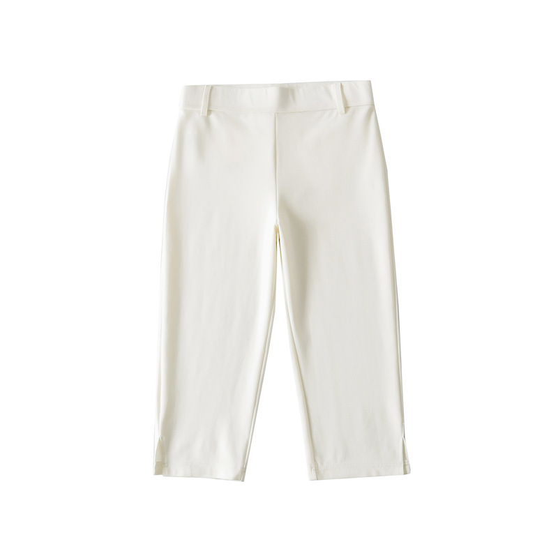 2557-European and American Style 2026 Spring and Summer New Elastic Tight-Fitting Sexy Casual Pants for Women, Slim-Fitting and Slimming Cropped Pants
