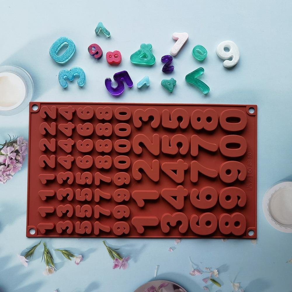 Double Digit Chocolate 112 Chocolate Cookie Mold Cake Mold Ice Cream Candy Silicone Mold