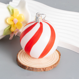 Christmas Decorations 6Cm/6Pcs Painted Christmas Balls Christmas Decoration Supplies for Home and Shopping Malls