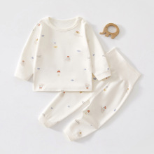 婴儿衣服秋冬宝宝分体秋衣套装春秋a类纯棉秋装贴身睡衣新款男宝9