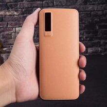 跨境代发5节18650皮纹充电宝20000毫安数显通用3USB输出移动电源