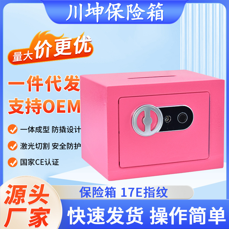 指纹存钱箱罐2024新款可可取儿童2023不锈钢带锁大容量男孩速卖通