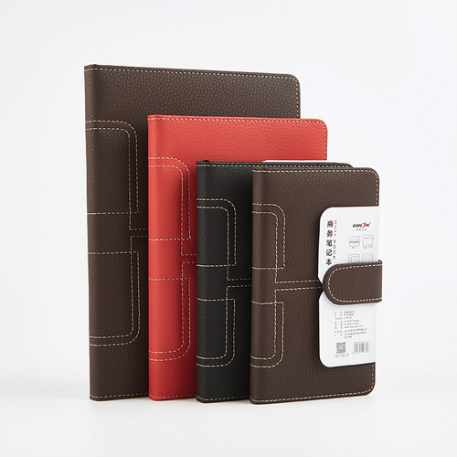 Notebook a5 notebook notepad work office meeting soft leather business notepad diary can print LOGO