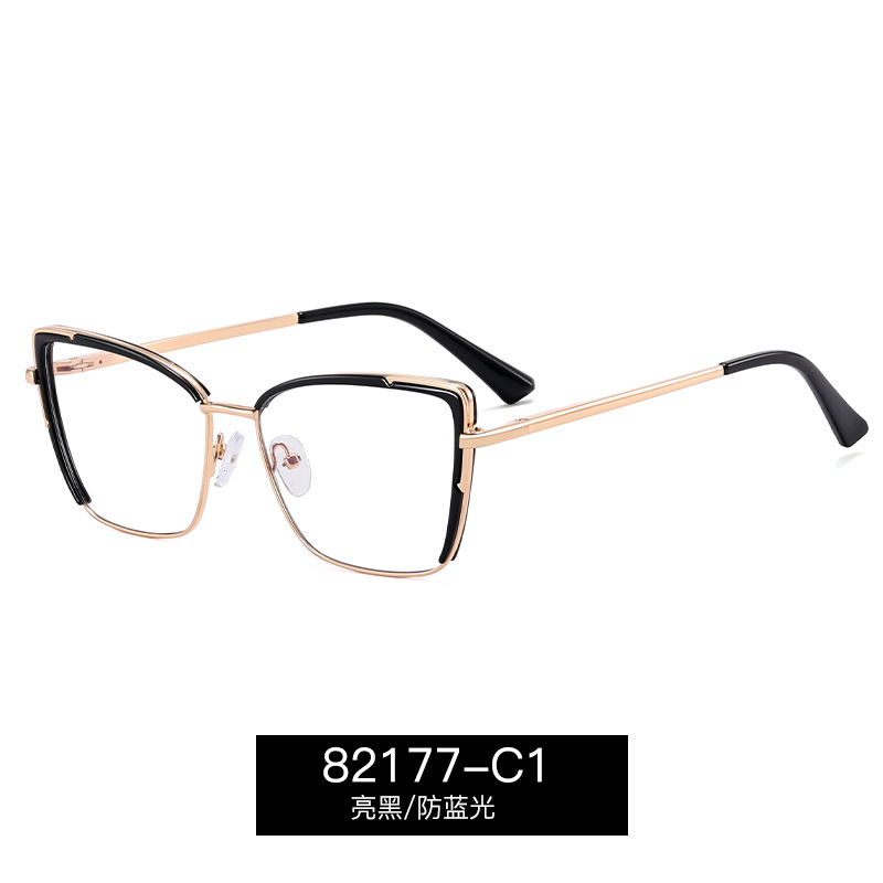 82177 nuevo comercio exterior transfronterizo brasileño venta caliente doble marco de gafas de color fuente de fábrica puede equiparse con gafas de miopía mujer image 7