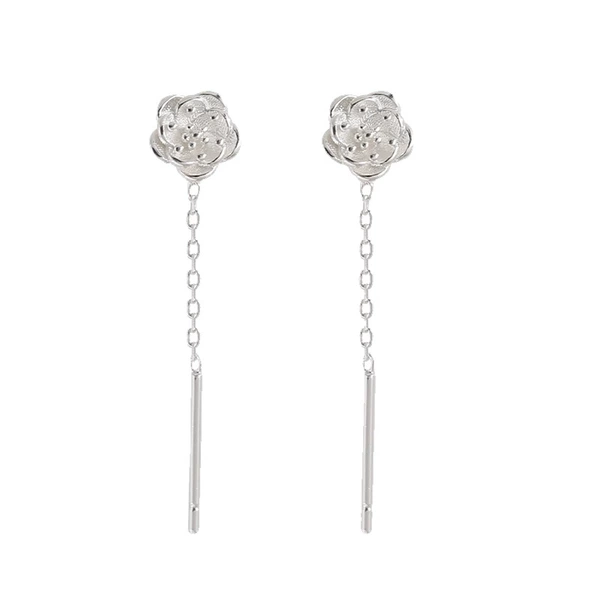 Silver mountain tea, earrings