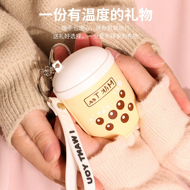 Milk tea, small handheld hand warmer, wholesale, Birthday gift