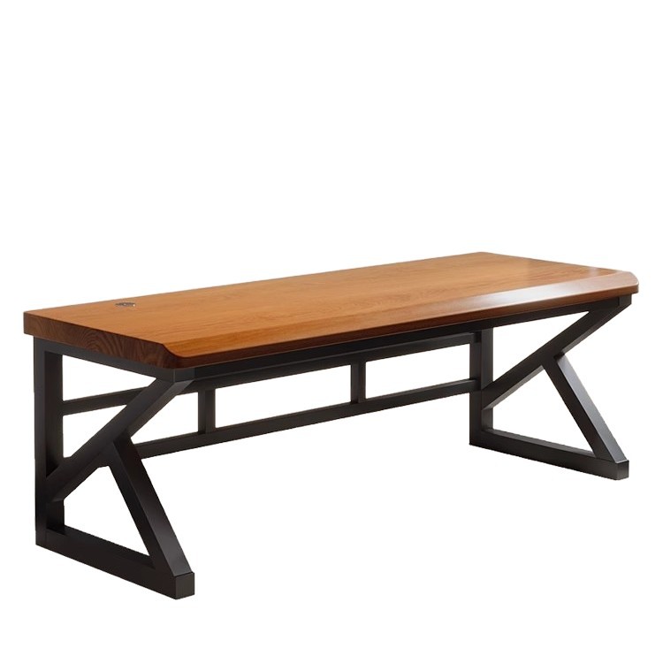 Escritorio de computadora para dos personas escritorio de madera maciza dormitorio escritorio de oficina para adultos escritorio de tablero grande simple escritorio