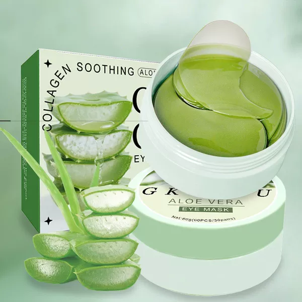 Gkgu Collagen Eye Mask Collagen Eye Mask 60 Pieces Moisturizing Eye Mask Export Cross-Border