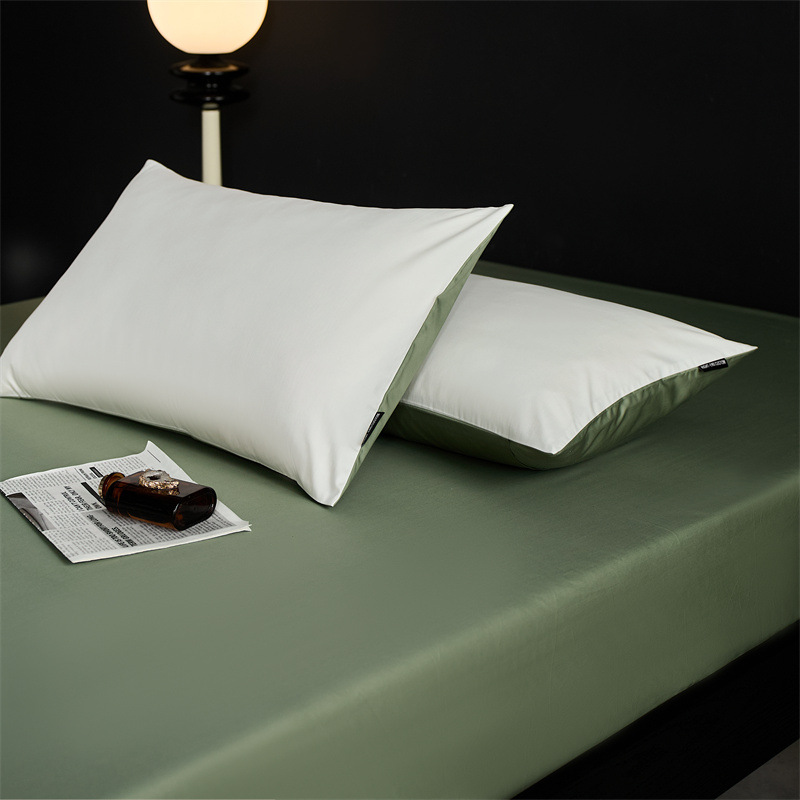 Moderno simple viento 60 almohada de algodón largo almohada de piel almohada de algodón puro almohada de algodón tipo A