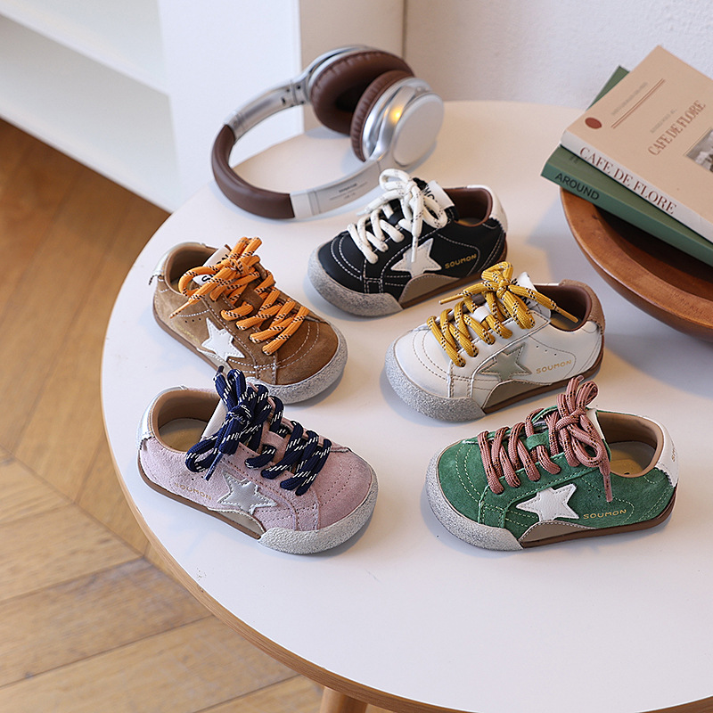 Children's Shoes, Children's Sports Shoes, Medium and Large Children's Dirty Shoes, Spring Boys' Outdoor Casual Shoes, Girls' Sports Sneakers