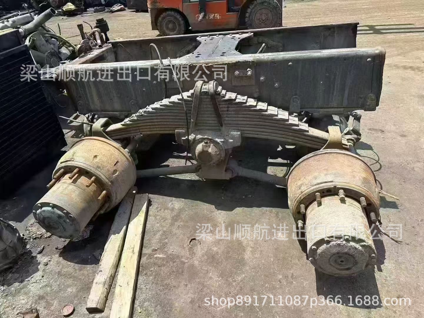 Trade Used Axle Trailer Accessories Integrated Rear Axle Used Axle Second-Hand Single Ride Beiben Heavy Truck Axle