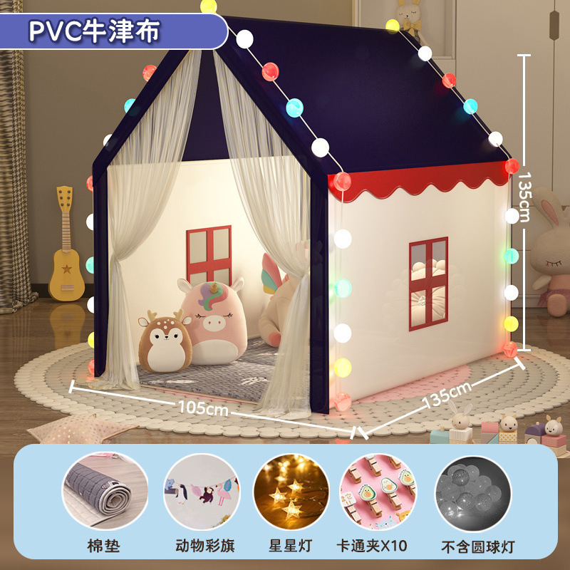 Nuevas tiendas de campaña para niños princesas interiores niñas caseras dormitorios juegos casa de bebés castillo casa pequeña cama cama separada